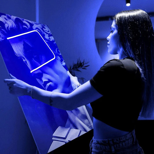 Joker David Statue | Led Wall Art-1